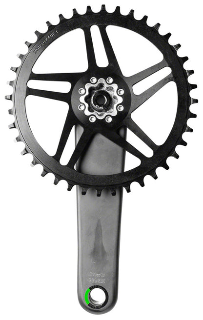 Wolf Tooth Direct Mount Chainring - 44t SRAM Direct Mount Drop-Stop B For SRAM 8-Bolt Cranksets 6mm Offset BLK