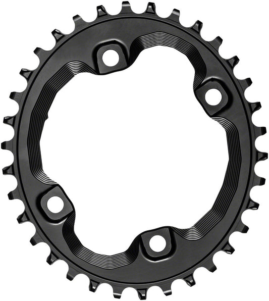 absoluteBLACK Oval 96 BCD Chainring Shimano XT M8000 - 34t 96 Shimano Asymmetric BCD 4-Bolt Narrow-Wide BLK-Goodwynn's