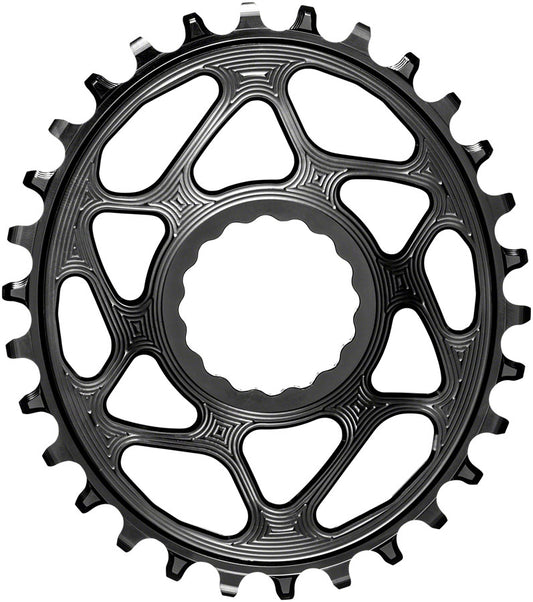 Absolute Black Oval Cinch DM Boost HG+ Chainring 30T - Black-Goodwynn's