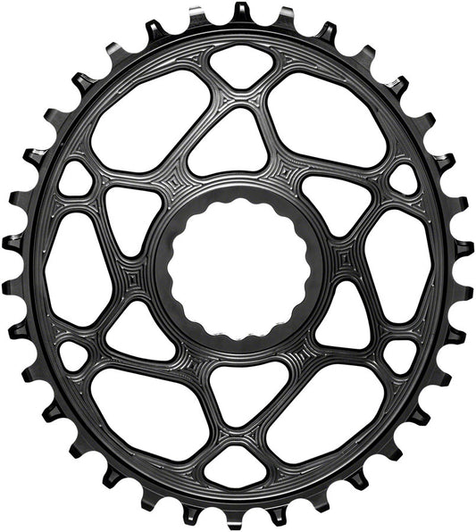 absoluteBLACK Oval Direct Mount Chainring - 34t CINCH Direct Mount 3mm Offset Requires Hyperglide+ Chain BLK-Goodwynn's