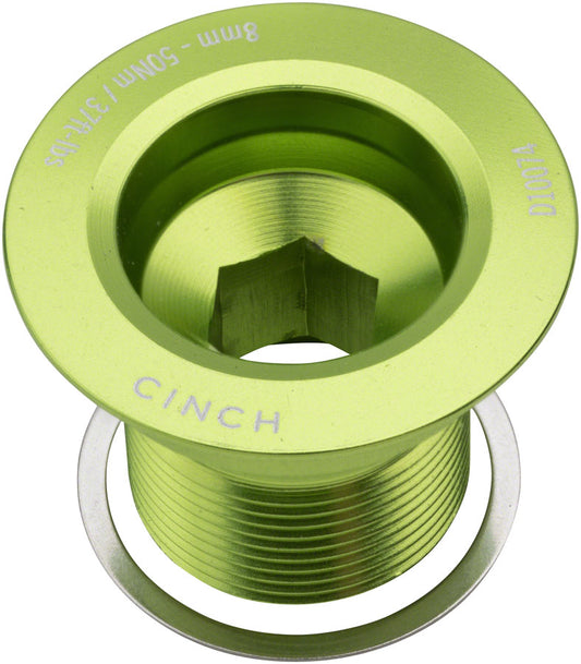 RaceFace CINCH Crank Bolt with Washer - NDS M18 Gloss Green-Goodwynn's