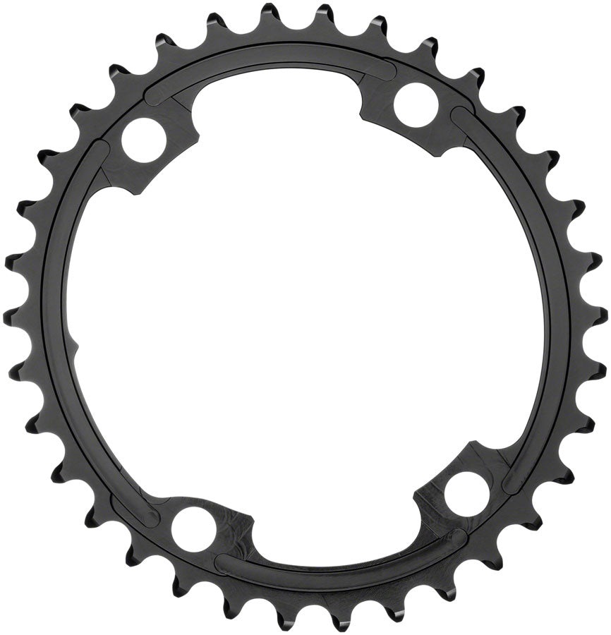 absoluteBLACK Premium Oval 110 BCD Road Inner Chainring Shimano Dura-Ace 9100 - 34t 110 Shimano Asymmetric BCD 4-Bolt BLK