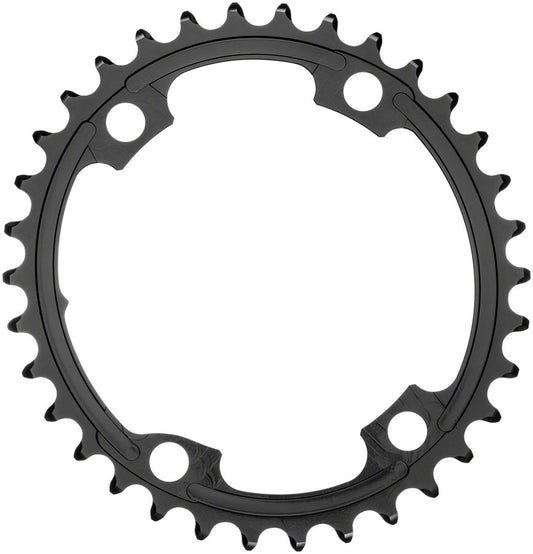 absoluteBLACK Premium Oval 110 BCD Road Inner Chainring Shimano Dura-Ace 9100 - 34t 110 Shimano Asymmetric BCD 4-Bolt BLK-Goodwynn's