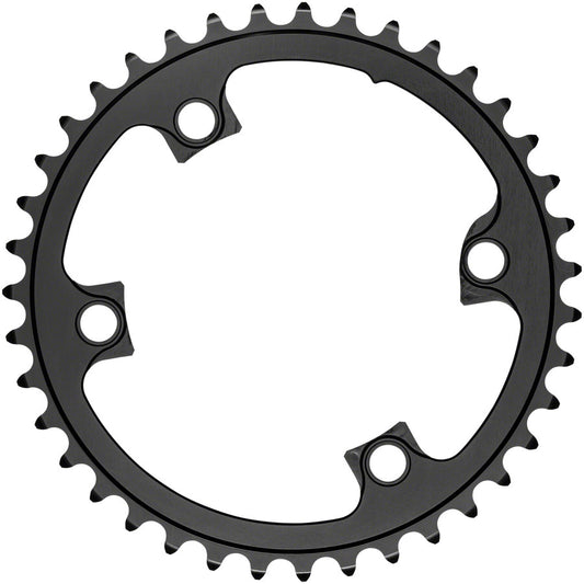 Absolute Black Round Chainring 4x110BCD Shimano Asym 36T - Black-Goodwynn's