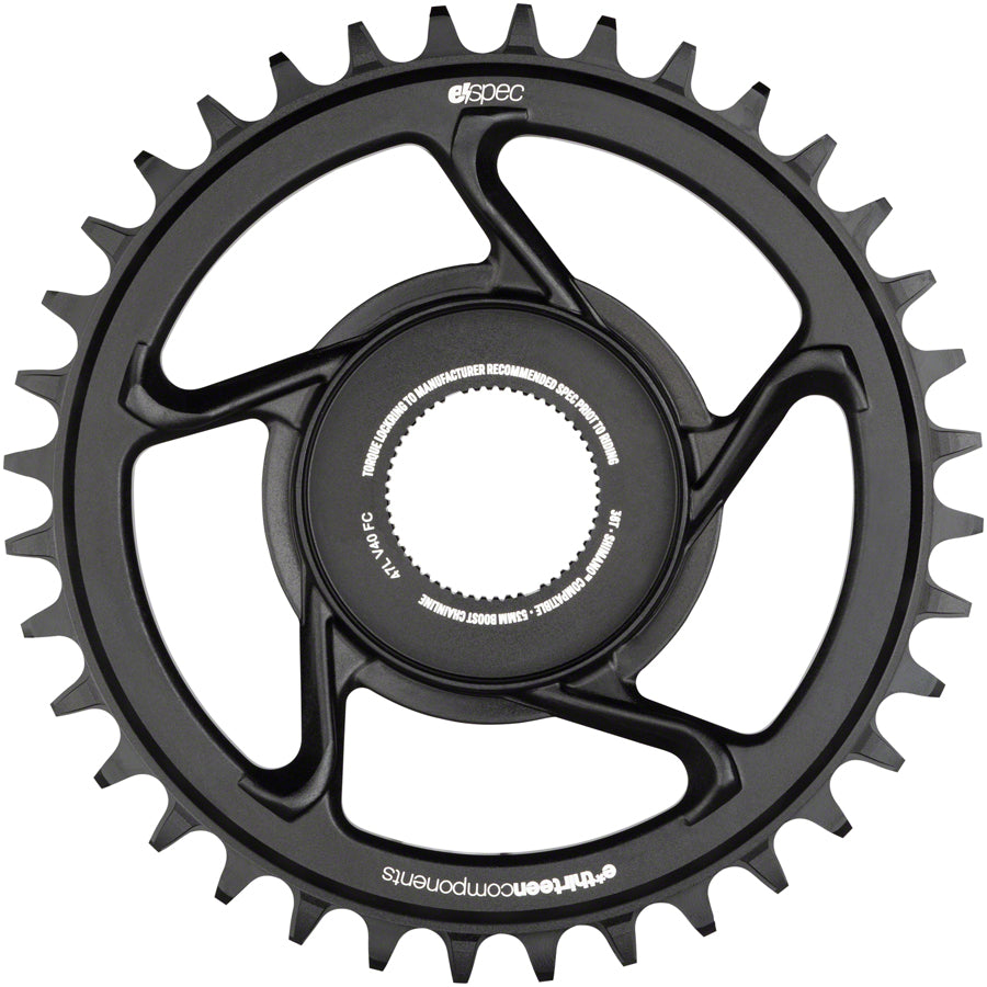 e*thirteen e*spec Aluminum Direct Mount Chainring 36t Shimano E8000 BLK