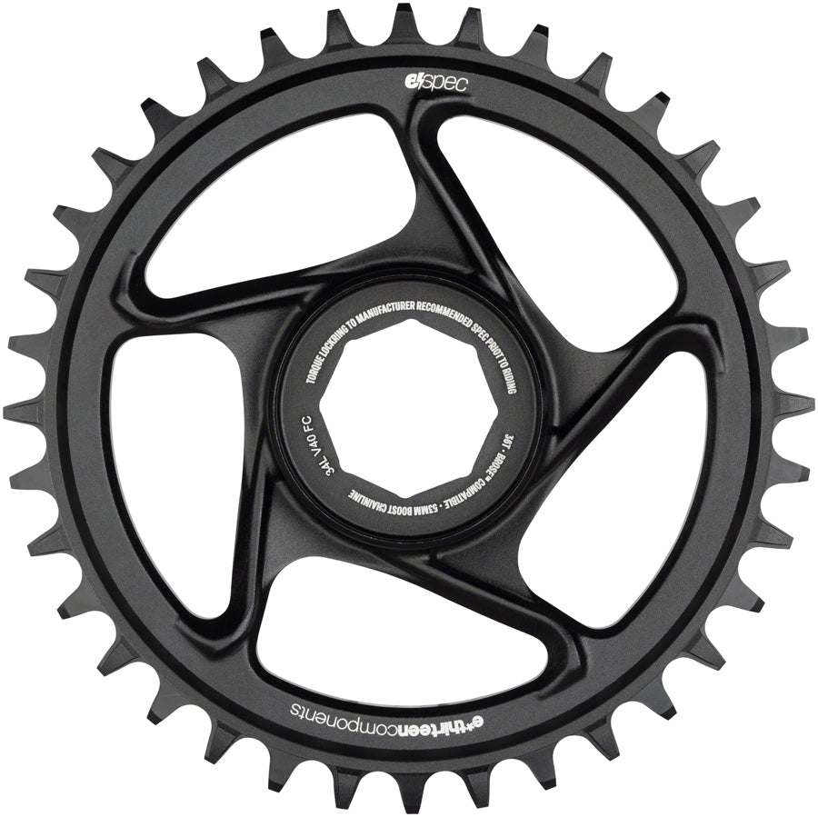 e*thirteen e*spec Aluminum Direct Mount Chainring 36t for Brose S Mag Black