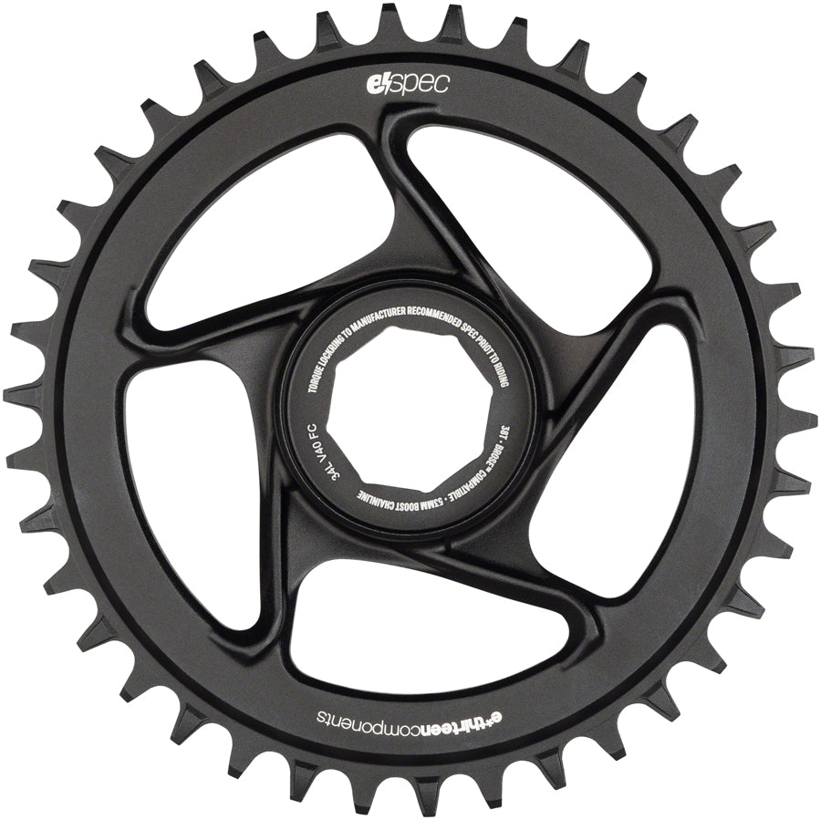 e*thirteen e*spec Aluminum Direct Mount Chainring 38t for Brose S Mag Black-Goodwynn&#39;sGoodwynn&#39;s