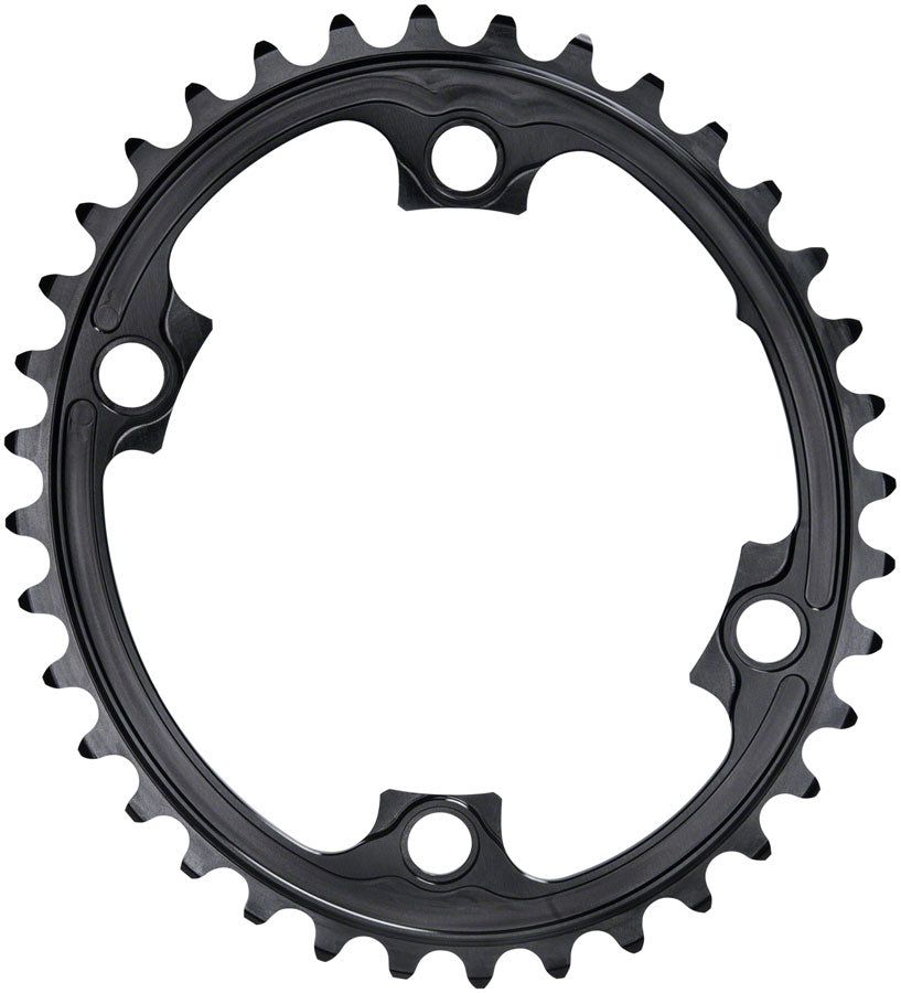 absoluteBLACK Premium Oval 110 BCD Road Inner Chainring Shimano Dura-Ace 9000 - 36t 110 Shimano Asymmetric BCD 4-Bolt BLK