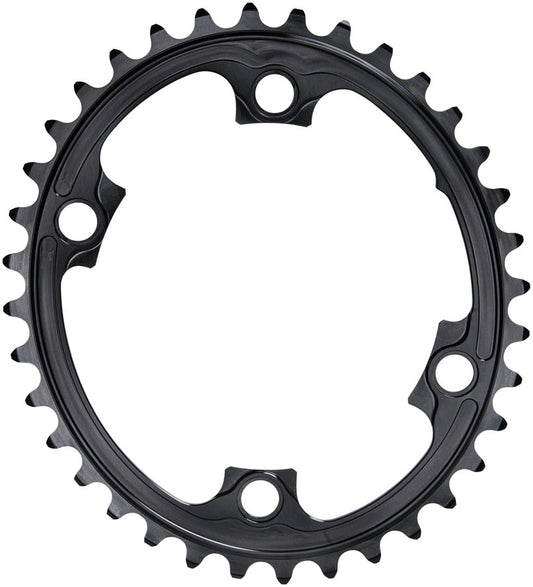 absoluteBLACK Premium Oval 110 BCD Road Inner Chainring Shimano Dura-Ace 9000 - 36t 110 Shimano Asymmetric BCD 4-Bolt BLK-Goodwynn's