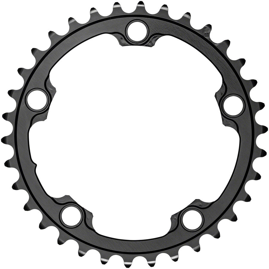 absoluteBLACK Premium Round 110 BCD Road Inner Chainring - 34t 110 BCD 5-Bolt For 50/34 Combination BLK-Goodwynn&#39;sGoodwynn&#39;s