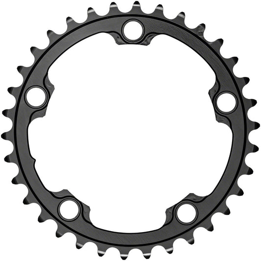 absoluteBLACK Premium Round 110 BCD Road Inner Chainring - 34t 110 BCD 5-Bolt For 50/34 Combination BLK-Goodwynn's