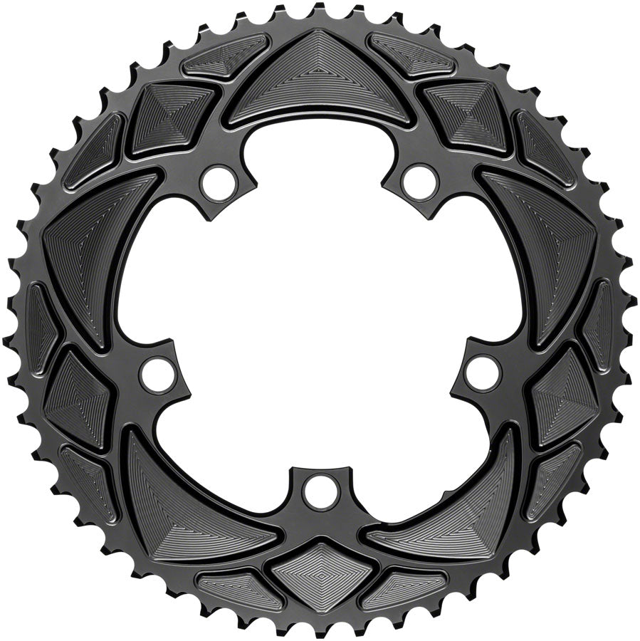 Absolute Black Round Chainring 5x110BCD 50T - Black