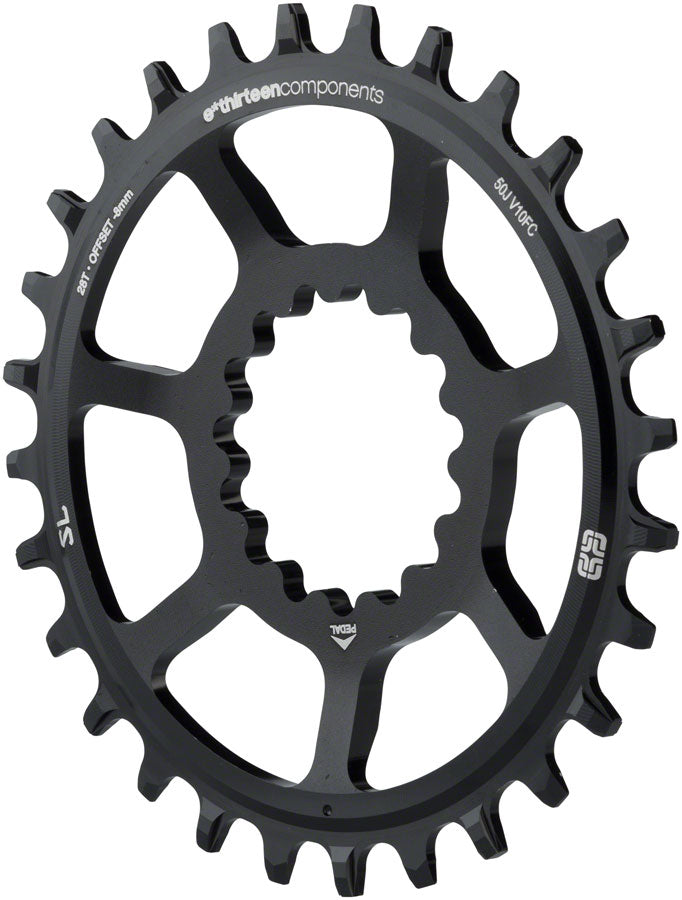 e*thirteen Direct Mount SL Guidering - 10/11/12-speed 28T Narrow Wide Black-Goodwynn&#39;sGoodwynn&#39;s