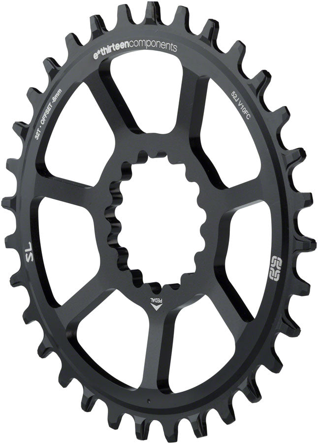 e*thirteen Direct Mount SL Guidering - 10/11/12-speed 32T Narrow Wide Black