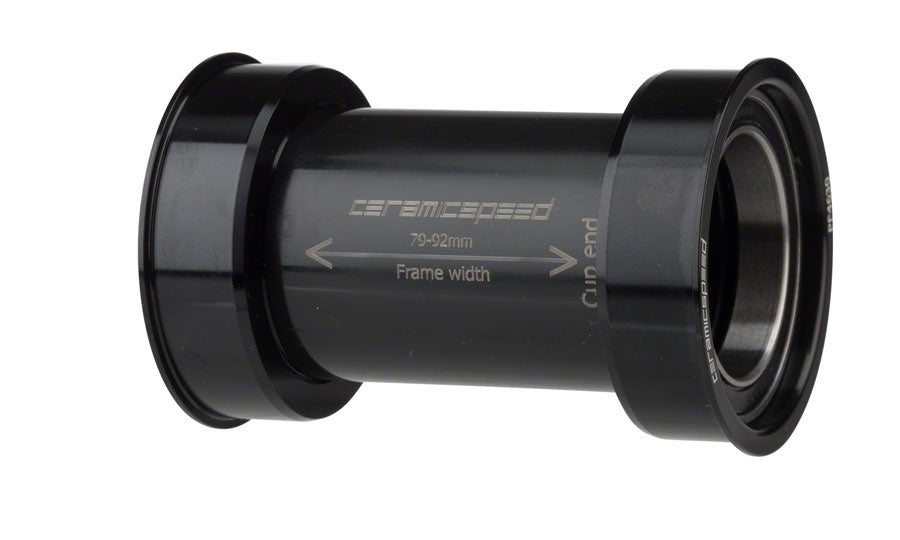 CeramicSpeed PF4630 Bottom Bracket - PF30/BBright/386EVO 30mm Spindle Black