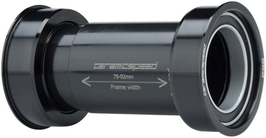 CeramicSpeed PF4630 Bottom Bracket - PF30/BBright/386EVO 30mm Spindle Coated Races BLK-Goodwynn&#39;sGoodwynn&#39;s