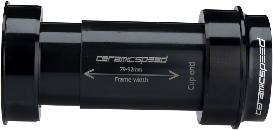 CeramicSpeed BBright Bottom Bracket - 24mm Spindle Coated Races Black