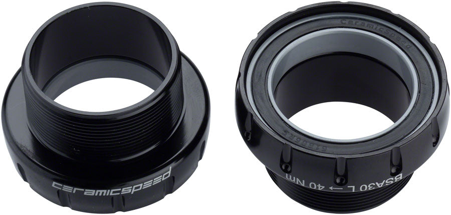 CeramicSpeed BSA30 MTB Bottom Bracket - BSA Thread 30mm Spindle Coated Races BLK-Goodwynn&#39;sGoodwynn&#39;s