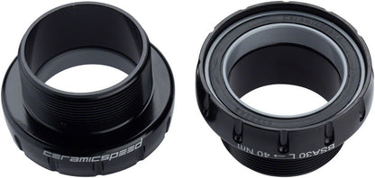 CeramicSpeed BSA30 MTB Bottom Bracket - BSA Thread 30mm Spindle Coated Races BLK