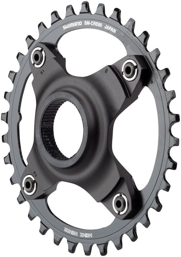 Shimano STEPS SM-CRE80 eBike Chainring - 34t 56.5mm Chainline Without Chainguide BLK-Goodwynn&#39;sGoodwynn&#39;s