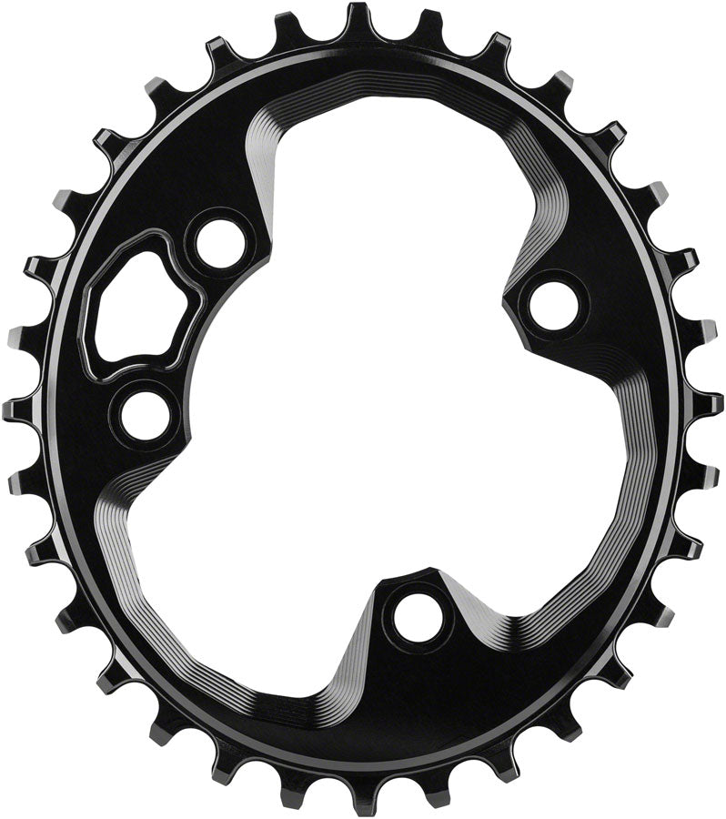 absoluteBLACK Oval 76 BCD Chainring Rotor - 30t 76 BCD 4-Bolt Narrow-Wide BLK