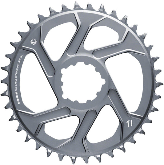 SRAM 36T X-Sync 2 Direct Mount Eagle Chainring 3mm Boost Offset Polar Gray-Goodwynn's