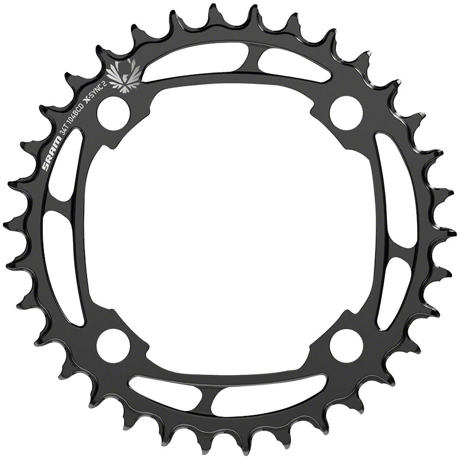 SRAM X-Sync 2 Steel Eagle Chainring - 34T 104mm Bolt Circle Diameter Black-Goodwynn&#39;sGoodwynn&#39;s