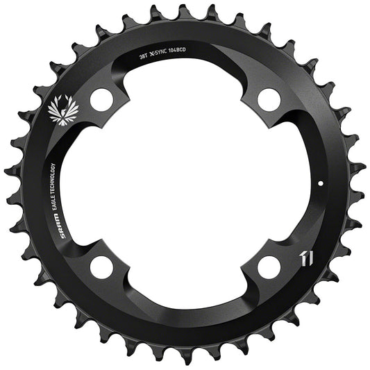 SRAM Eagle X-SYNC 2 Chainring - 38t 104 BCD Steel Black-Goodwynn's