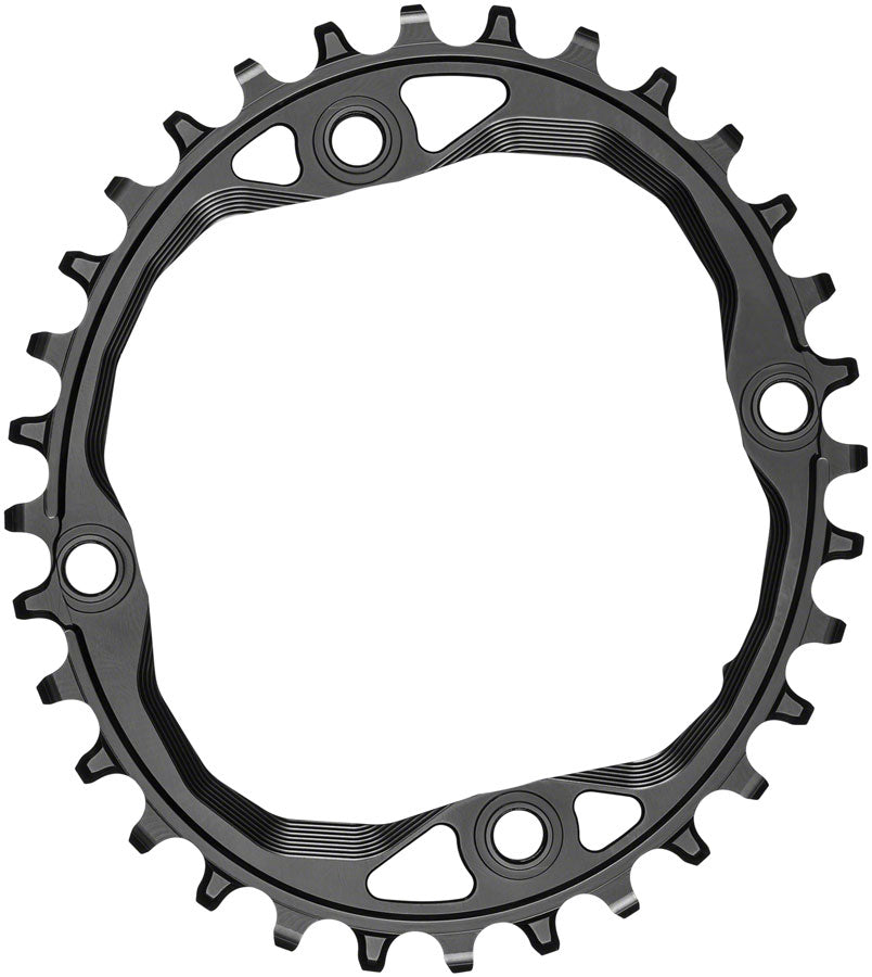 absoluteBLACK Oval 104 BCD Chainring - 32t 104 BCD 4-Bolt Requires Hyperglide+ Chain BLK-Goodwynn&#39;sGoodwynn&#39;s