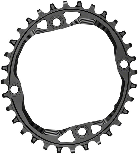 absoluteBLACK Oval 104 BCD Chainring - 32t 104 BCD 4-Bolt Requires Hyperglide+ Chain BLK-Goodwynn's