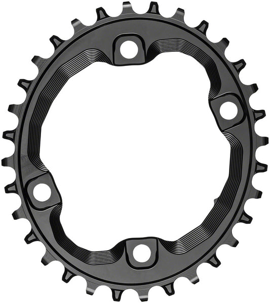 absoluteBLACK Oval 96 BCD Chainring - 32t 96 Shimano Asymmetric BCD 4-Bolt Requires Hyperglide+ Chain BLK-Goodwynn's