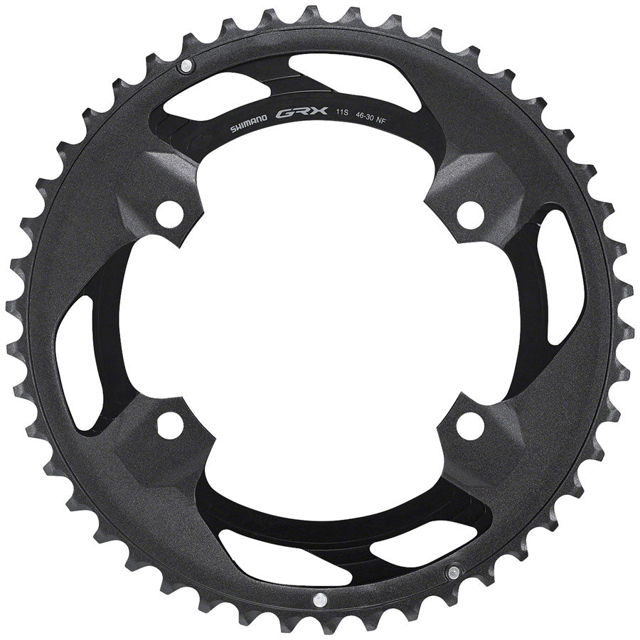 Shimano FC-RX600-11 Chainring - 46t 110 BCD For 2x11 Black-Goodwynn&#39;sGoodwynn&#39;s