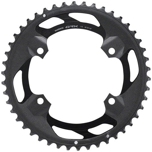 Shimano FC-RX600-11 Chainring - 46t 110 BCD For 2x11 Black-Goodwynn's