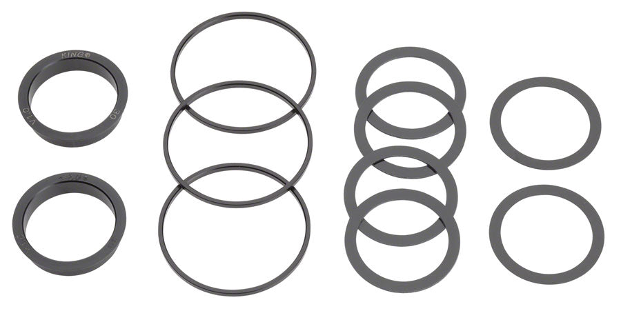 Chris King ThreadFit T47 30i Bottom Bracket Fit Kit 5 - T47 For 30mm Spindles BLK-Goodwynn&#39;sGoodwynn&#39;s