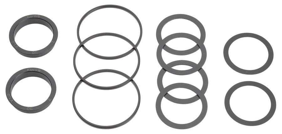 Chris King ThreadFit T47 30i Bottom Bracket Fit Kit 5 - T47 For 30mm Spindles Matte Jet-Goodwynn&#39;sGoodwynn&#39;s