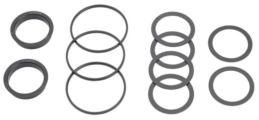 Chris King ThreadFit T47 30x Bottom Bracket Fit Kit 5 - T47 For 30mm Spindles BLK-Goodwynn&#39;sGoodwynn&#39;s