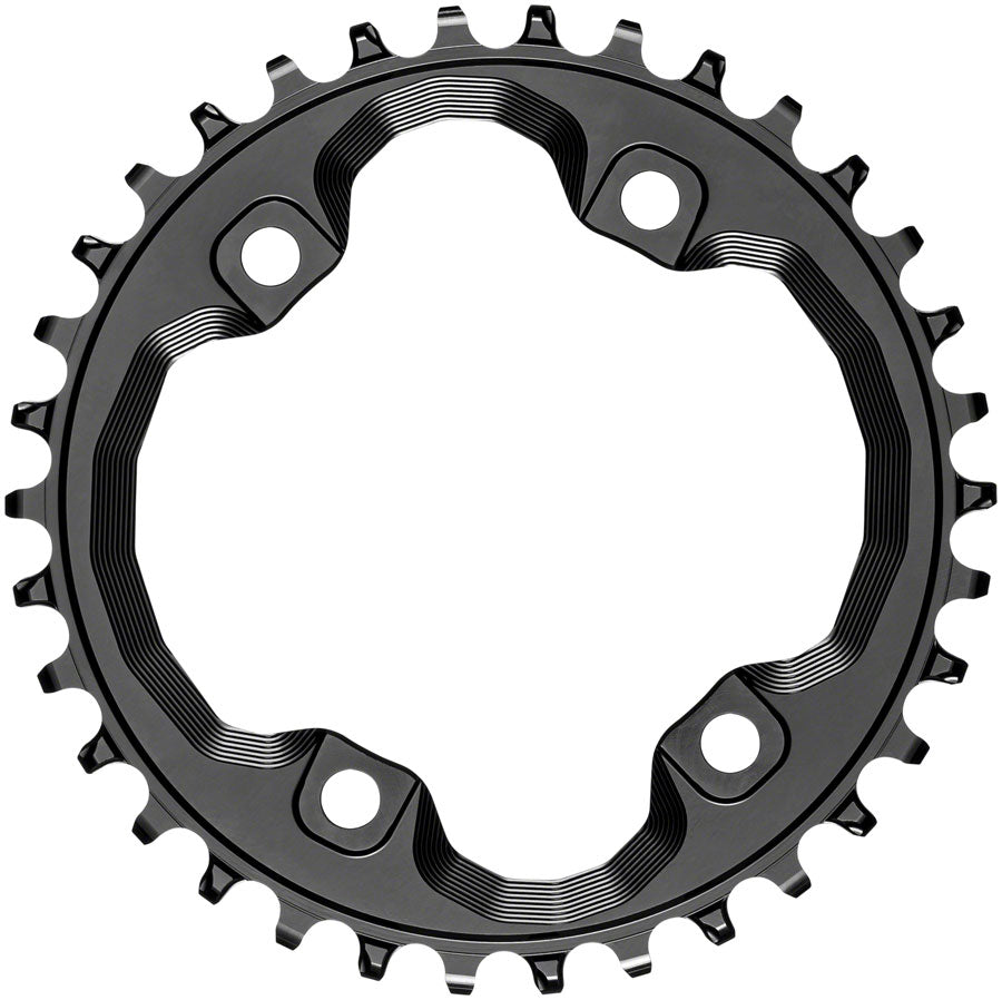 Absolute Black XT Asym 96BCD Round Chainring 34T - Black