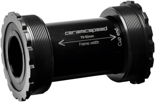 CeramicSpeed T47/86 Bottom Bracket - SRAM DUB Road Coated Races Black-Goodwynn's