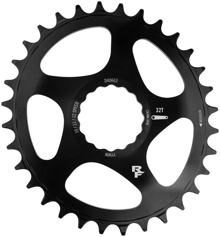 RaceFace Narrow Wide Oval Chainring: Direct Mount CINCH 28t Black-Goodwynn&#39;sGoodwynn&#39;s