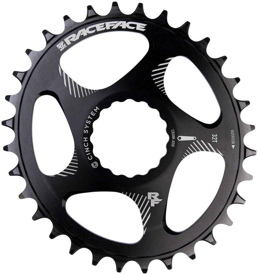 RaceFace Narrow Wide Oval Chainring: Direct Mount CINCH 28t Black-Goodwynn&#39;sGoodwynn&#39;s