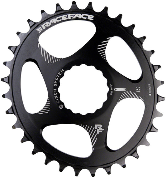 RaceFace Narrow Wide Oval Chainring: Direct Mount CINCH 28t Black-Goodwynn's