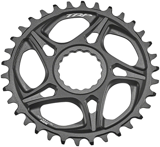 TRP CR-M8070 Boost Direct Mount Chainring - 32t 7-Speed DH CINCH Mount 6mm Offset 7075-T6 Aluminum Sandblasted BLK-Goodwynn's