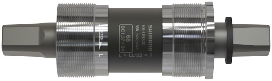 Shimano BB-UN300 Bottom Bracket - English 68 x 107mm Spindle Square Taper JIS