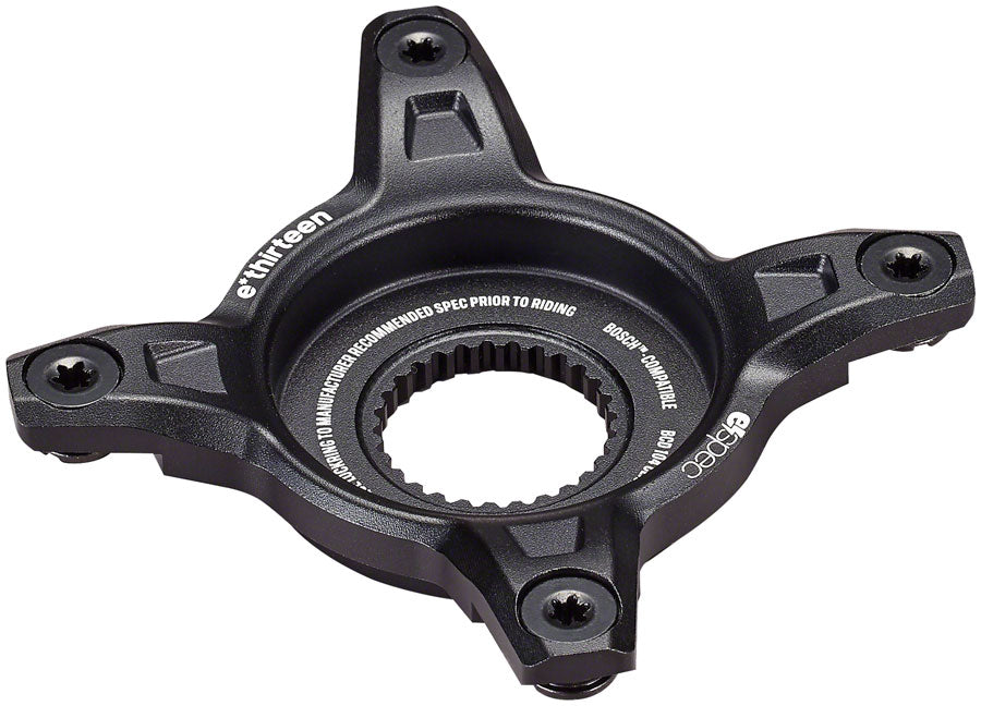 e*thirteen e*spec 104BCD Aluminum Direct Mount Spider - 104BCD 55mm CL Incl. Bolts Bosch Gen4 BLK-Goodwynn&#39;sGoodwynn&#39;s