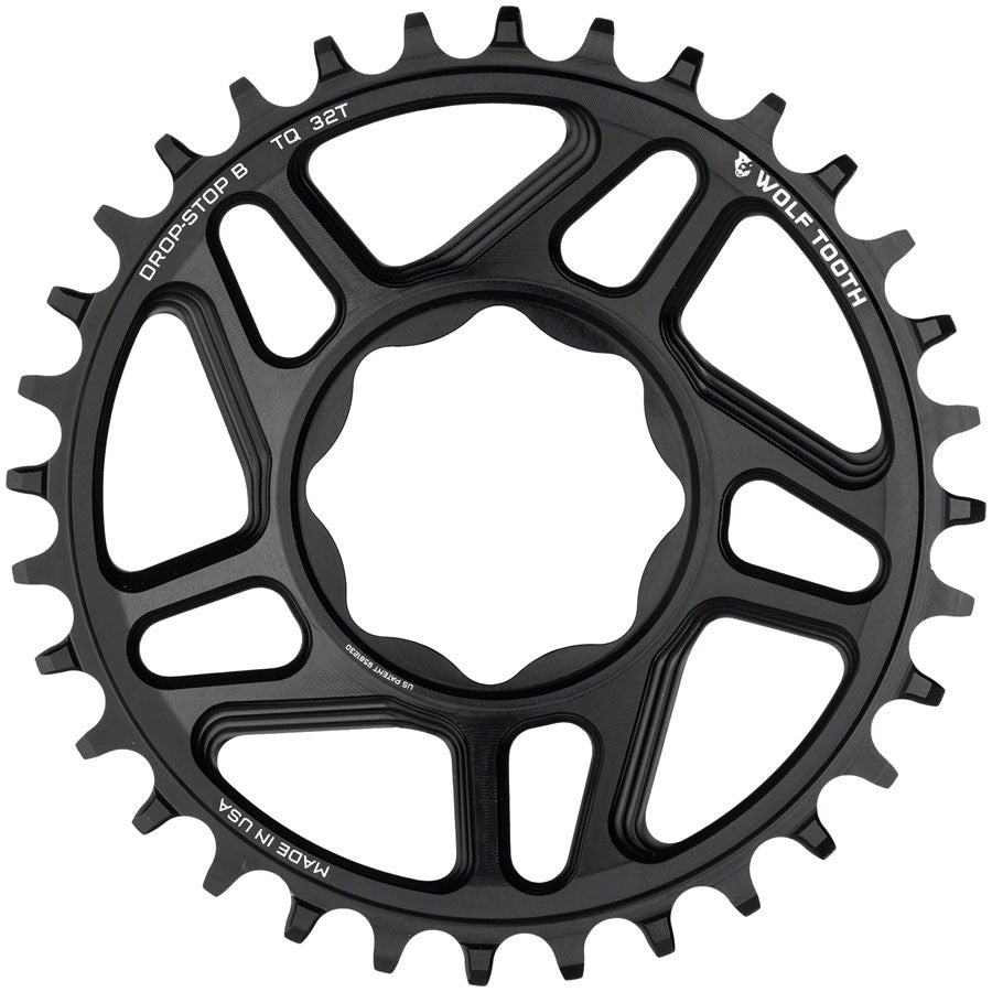 Wolf Tooth Trek TQ Direct Mount Chainring - Drop-Stop B 30T Black-Goodwynn&#39;sGoodwynn&#39;s