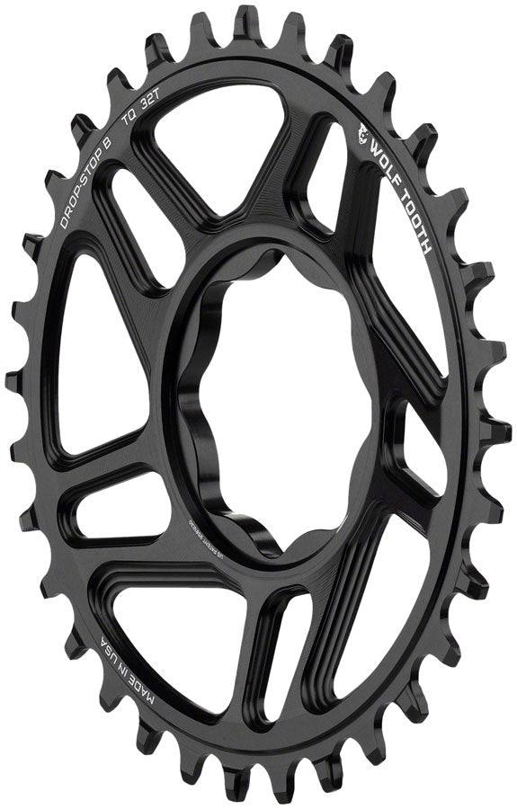 Wolf Tooth Trek TQ Direct Mount Chainring - Drop-Stop B 30T Black