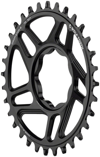 Wolf Tooth Trek TQ Direct Mount Chainring - Drop-Stop B 30T Black