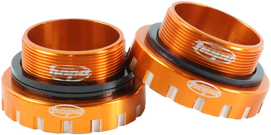 Hope BSA30 Threaded Bottom Bracket - 68/73/83/100/120mm For 30mm Spindle Stainless Orange-Goodwynn's