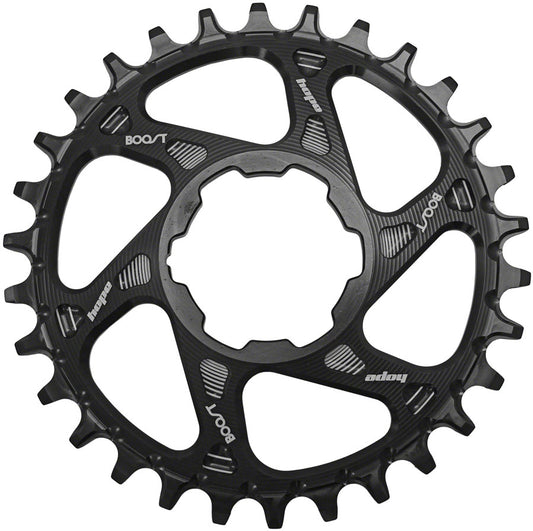 Hope Spiderless Retainer Chainring - 30t Boost Hope Direct Mount R22 Black-Goodwynn's