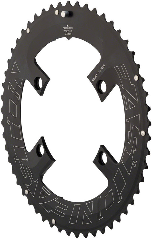 Easton Asymmetric Chainring: 4-Bolt 11-Speed 53t Black-Goodwynn's